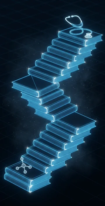 Am I Smart Enough for Pre-Med? – Facing Pre-Med Fears - 3D Wireframe Animation