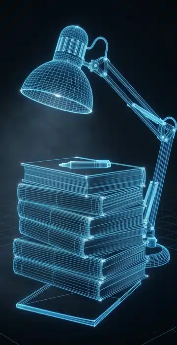 Finals Week Mistakes That Hurt Your Grades (and Fixes) - 3D Wireframe Animation