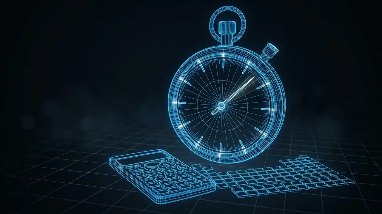 How Many Questions Are on the ACS Exam? – Format and Time - 3D Wireframe Animation