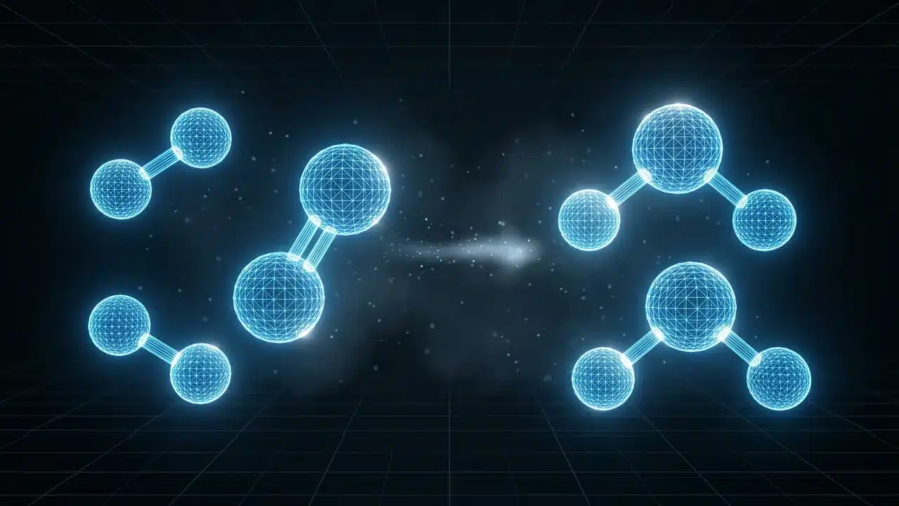 How to Do Stoichiometry: A Four-Step Method - 3D Wireframe Animation