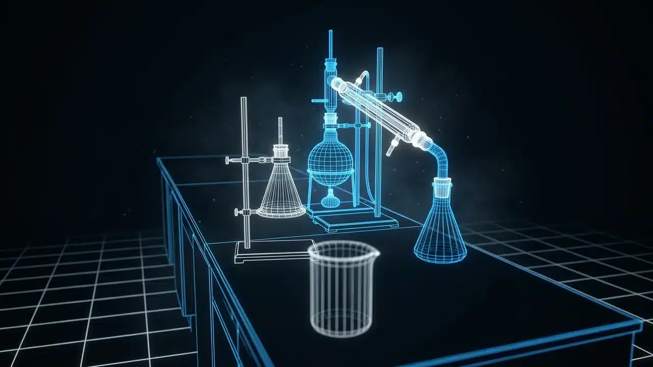 How to Pass Chemistry in College: A Week-by-Week Plan - 3D Wireframe Animation